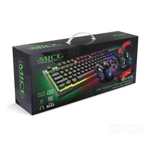 ست کیبورد، ماوس، هدست، ماوس پد گیمینگ ایمیک مدل IMICE GK-470